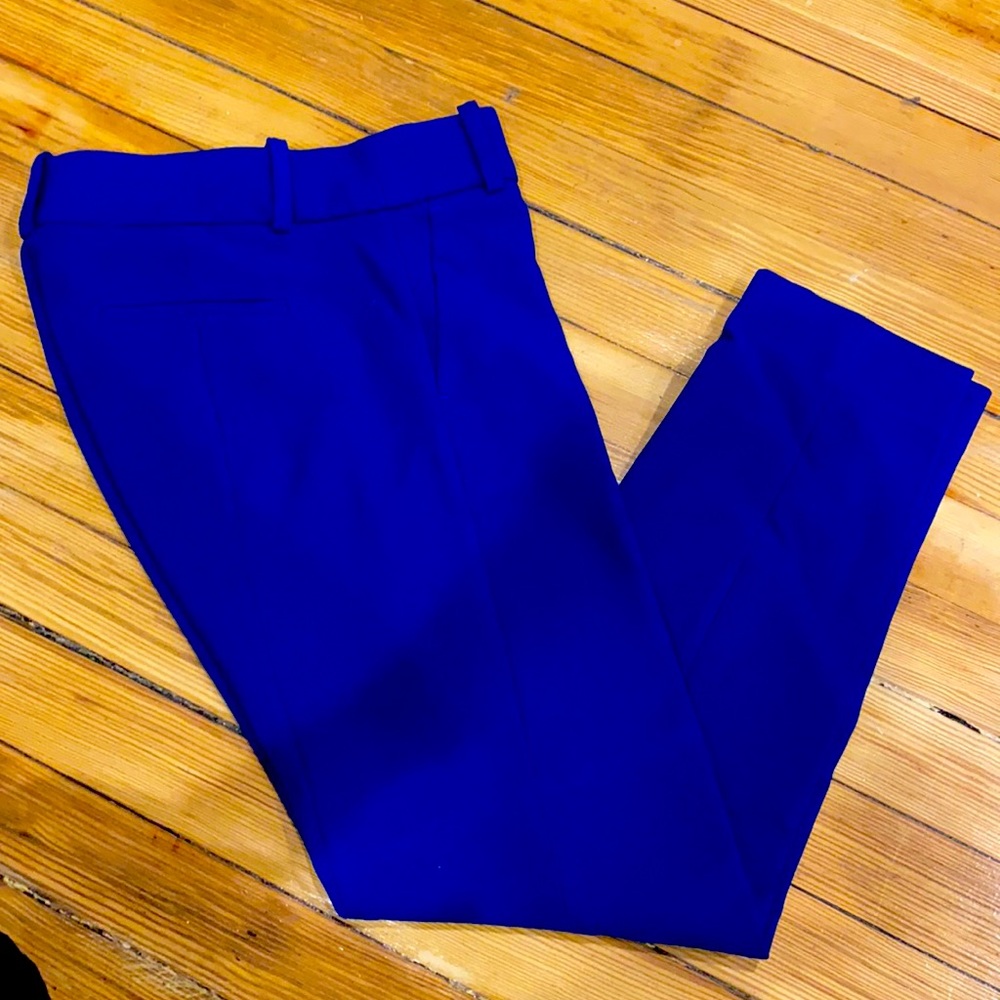 Jcrew cropped blue pants